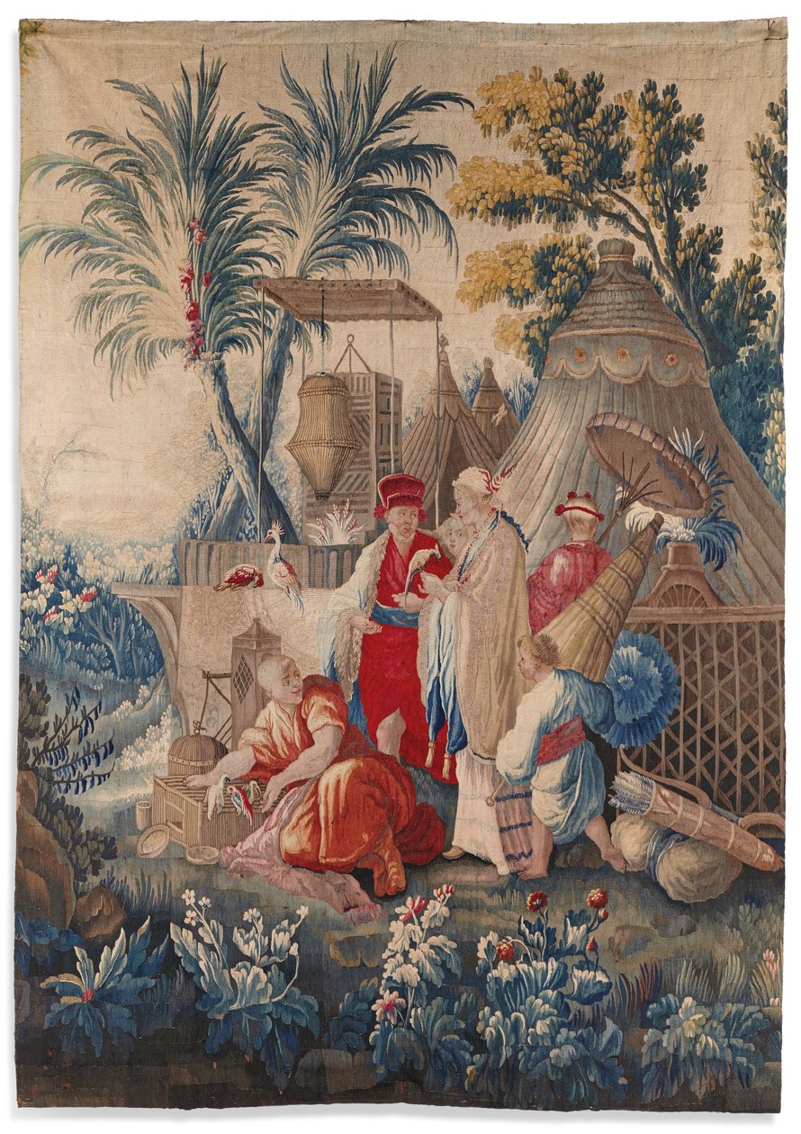 Arazzo di Luigi XVI "aux Chinoiserie", Aubusson, ultimo quarto del XVIII secolo da François Boucher