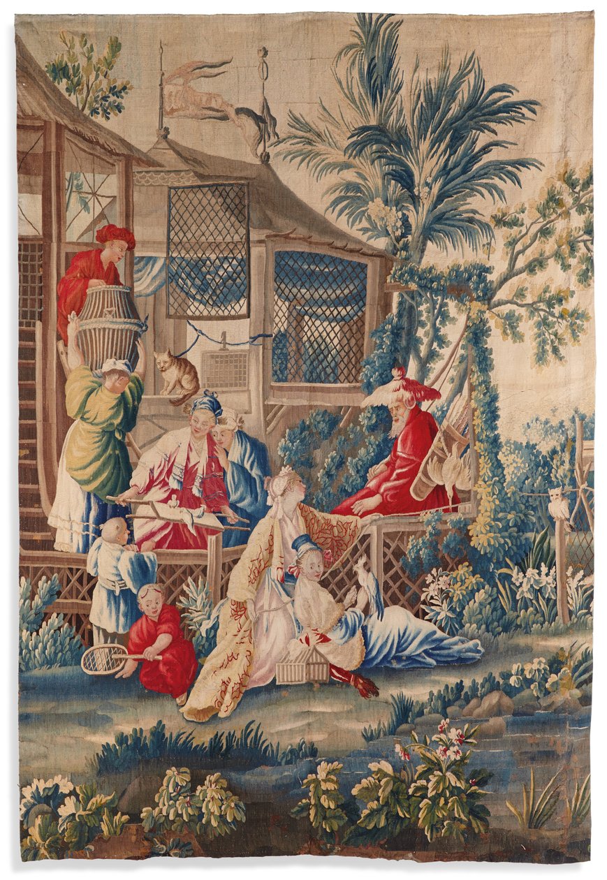 Arazzo di Luigi XVI "aux Chinoiserie" da François Boucher