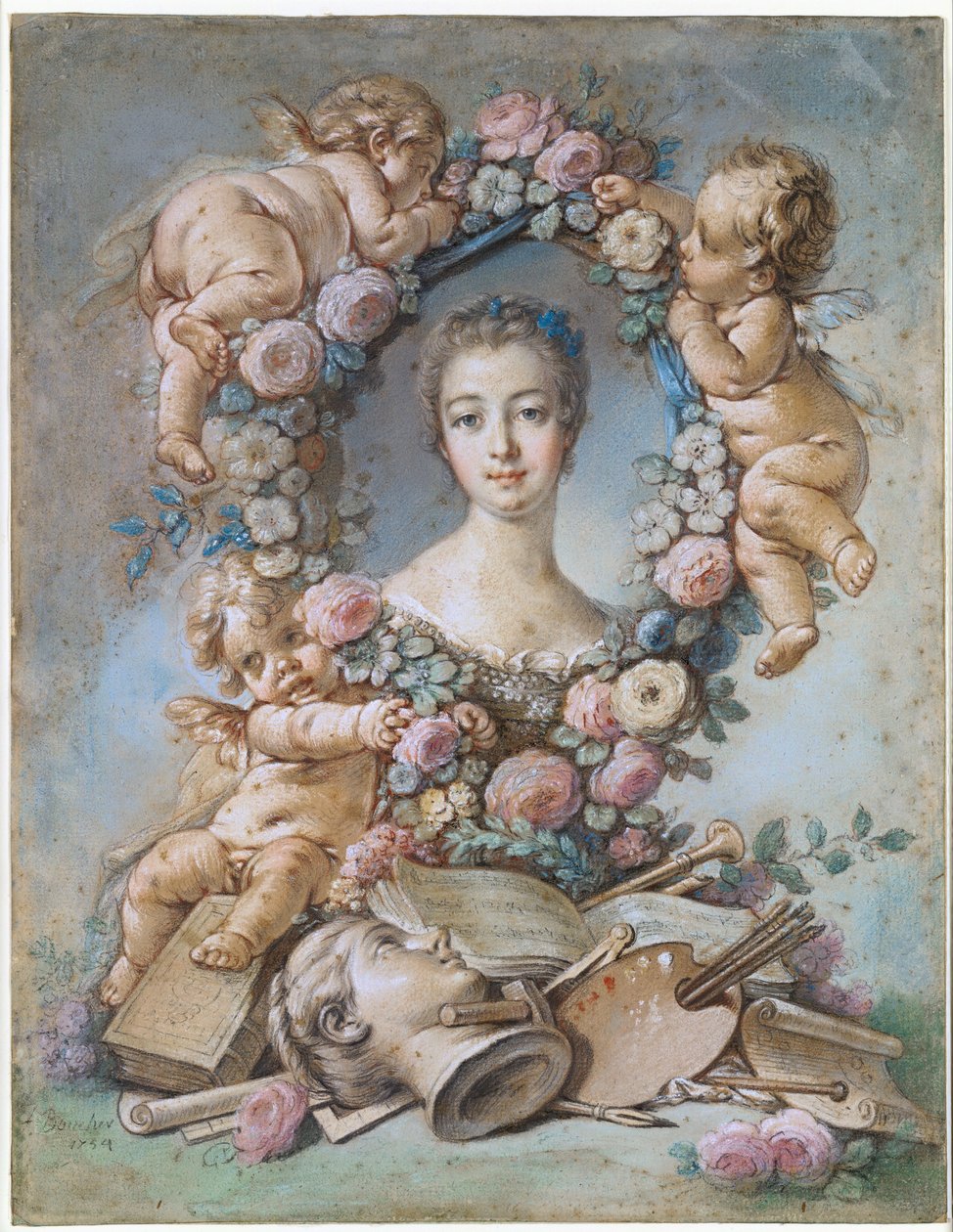 Madame de Pompadour da François Boucher