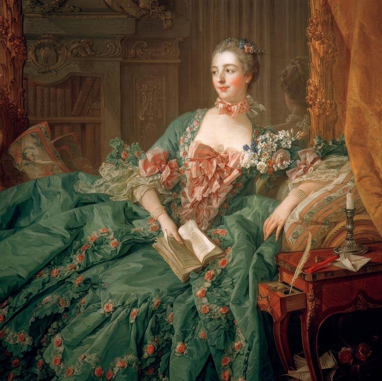 Madame de Pompadour da François Boucher