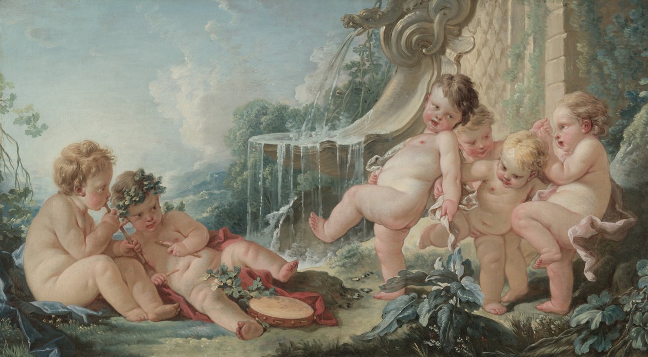 Musica e danza, 1740s da François Boucher
