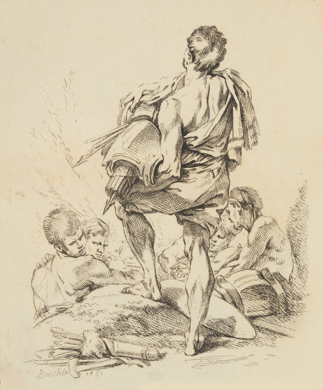 Nuovo libro di varie figure, 1751 da François Boucher