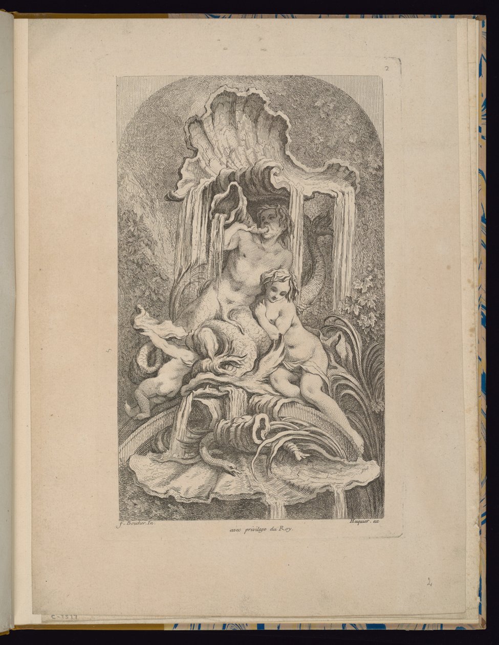 Tavola 2, Raccolta di fontane da François Boucher