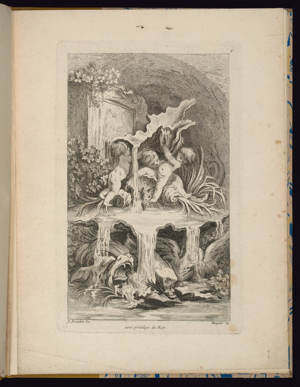 Tavola 7, Raccolta di Fontane da François Boucher