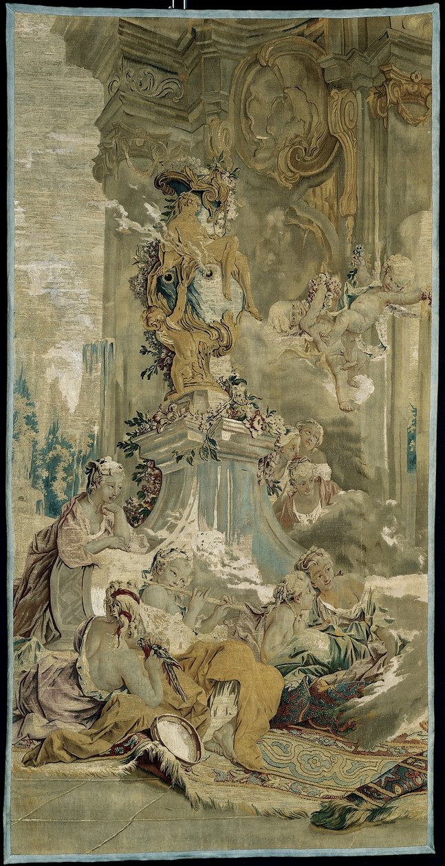 Ingresso di Psiche nel palazzo di Cupido [frammento a sinistra], da La storia di Psiche da François Boucher