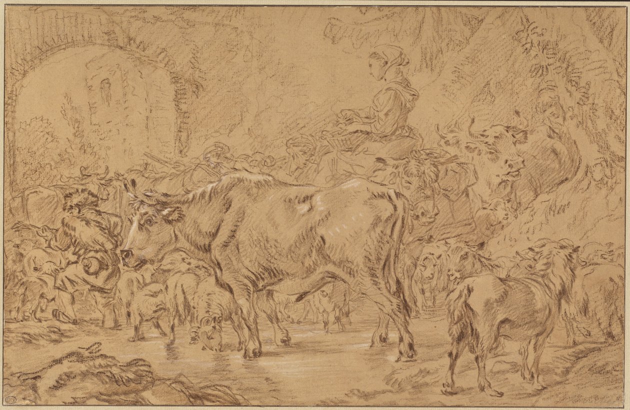 Ritorno al gregge da François Boucher