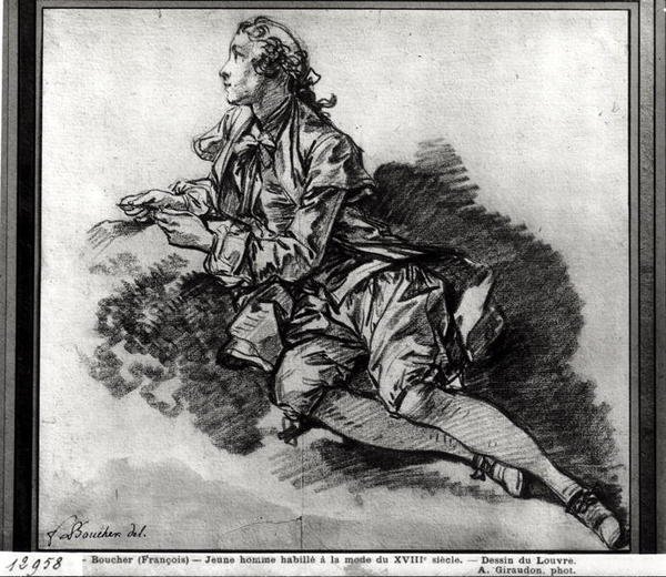 Studio di un giovane uomo da François Boucher