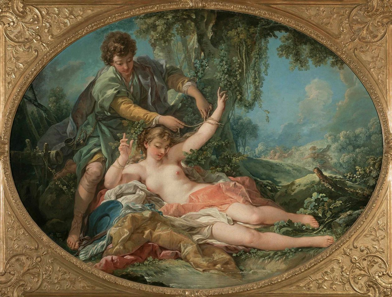 Silvia liberata da Aminta da François Boucher