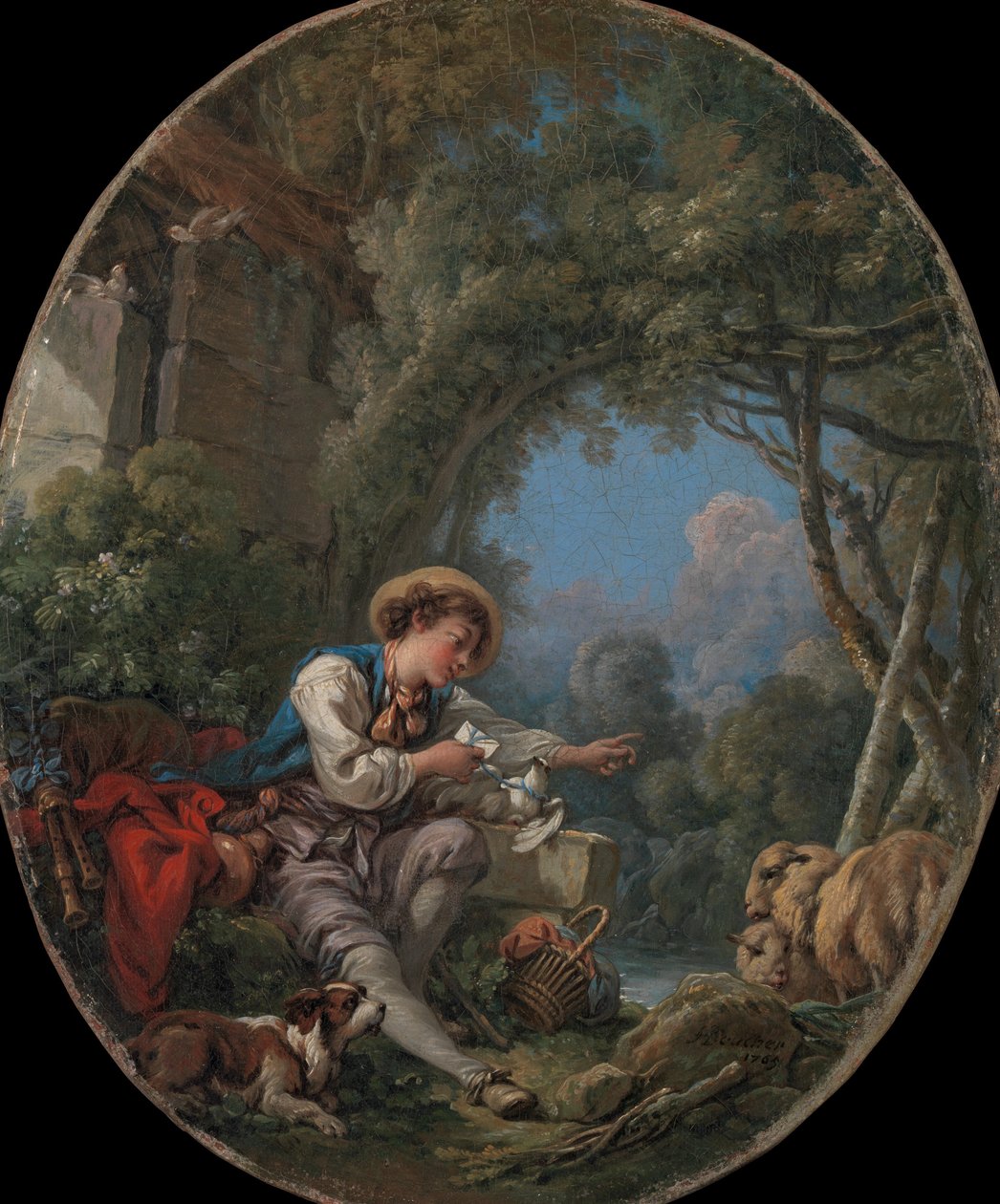 La spedizione del messaggero da François Boucher