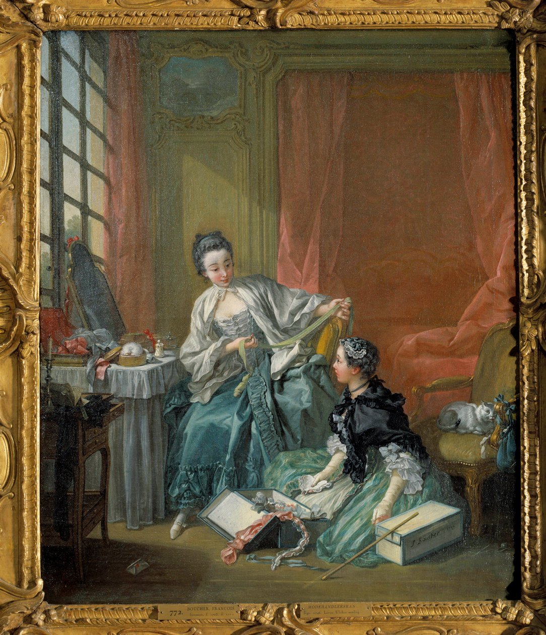 Il mercante di moda da François Boucher