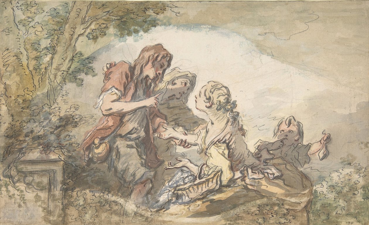 La chiromante da François Boucher