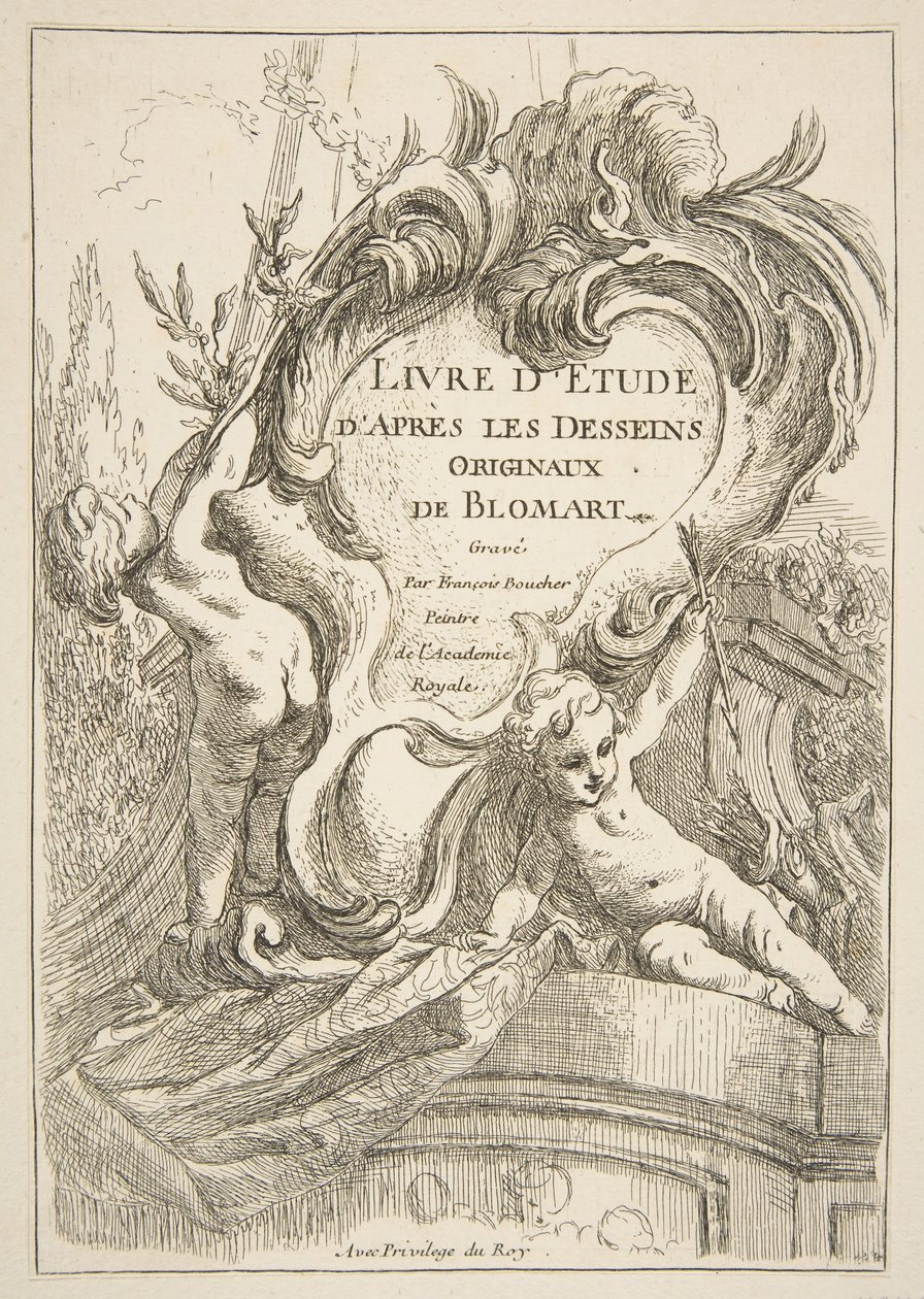 Pagina del Titolo, 1753 da François Boucher