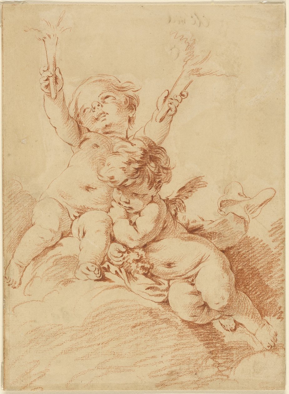 Due putti da François Boucher