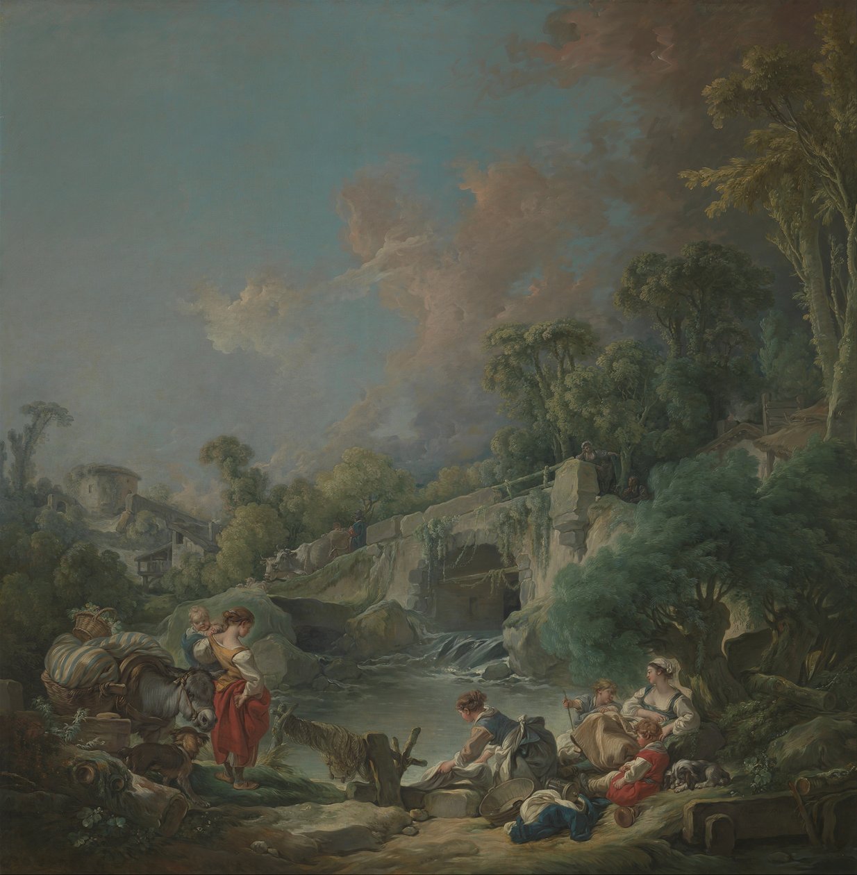 Lavandaie da François Boucher