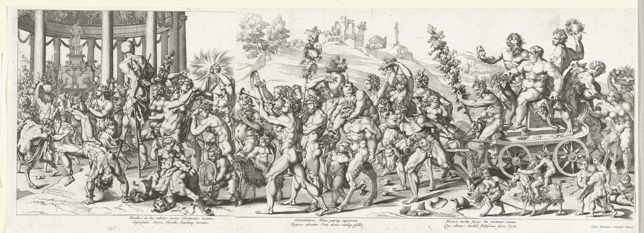 Trionfo di Bacco da François Chauveau (attributed to)