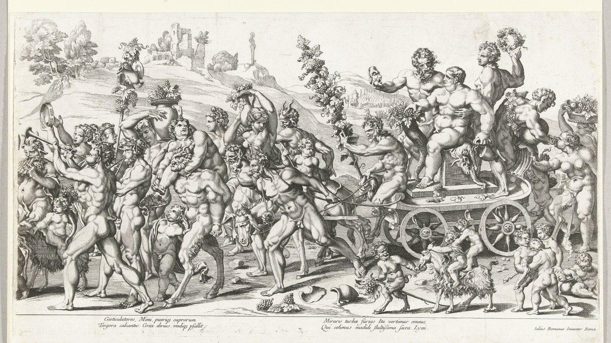 Trionfo di Bacco, parte destra da François Chauveau (attributed to)
