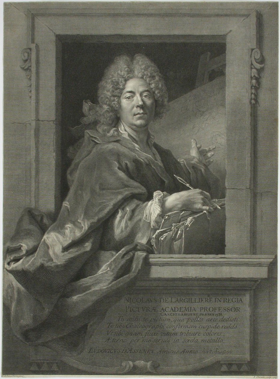 Nicolas de Largilliere da François Chereau
