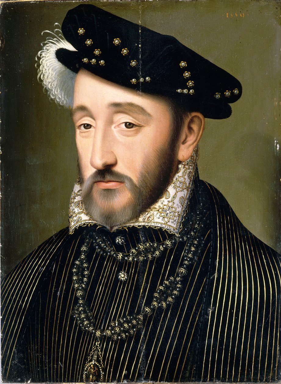 Ritratto di re Enrico II di Francia da François Clouet