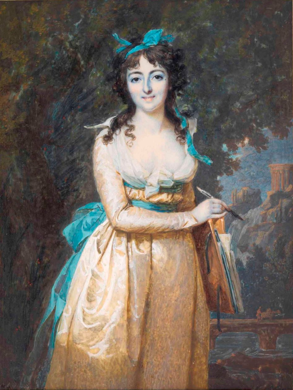 François Dumont - Ritratto di donna da Francois Dumont