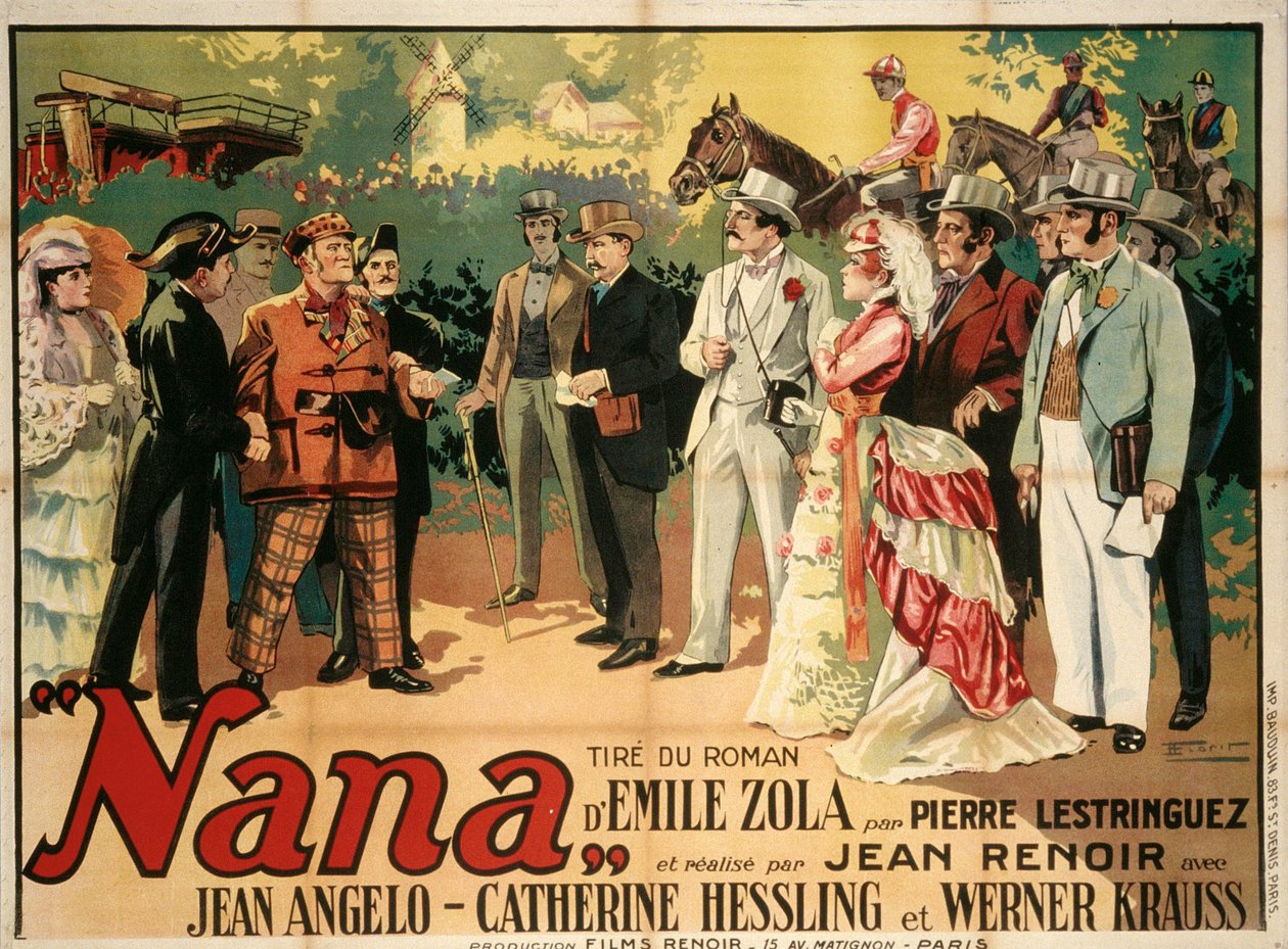 Poster del film Nana di Jean Renoir da François Florit