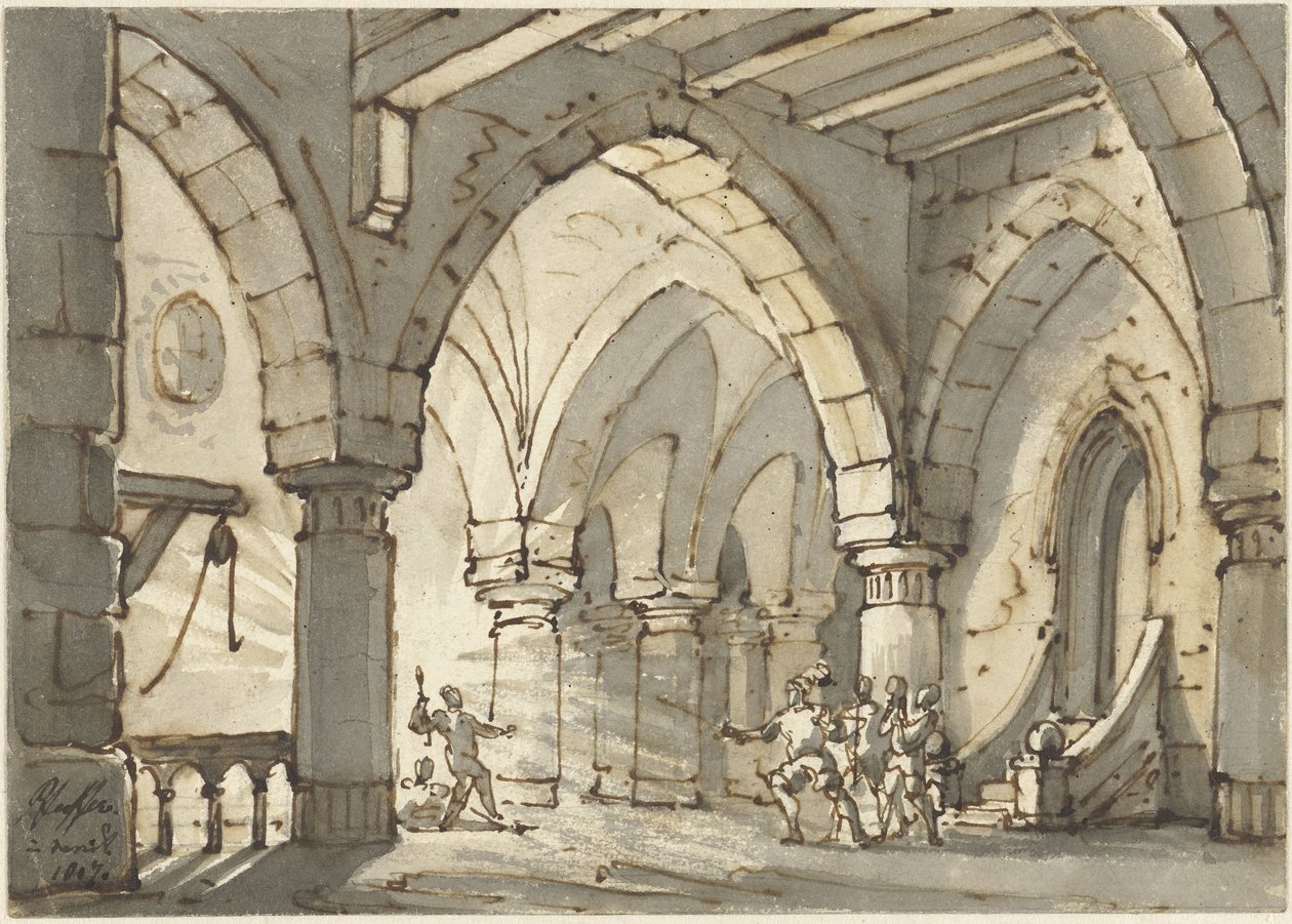 Scena dal dramma Don Luis de Vargas da François Joseph Pfeiffer (II)