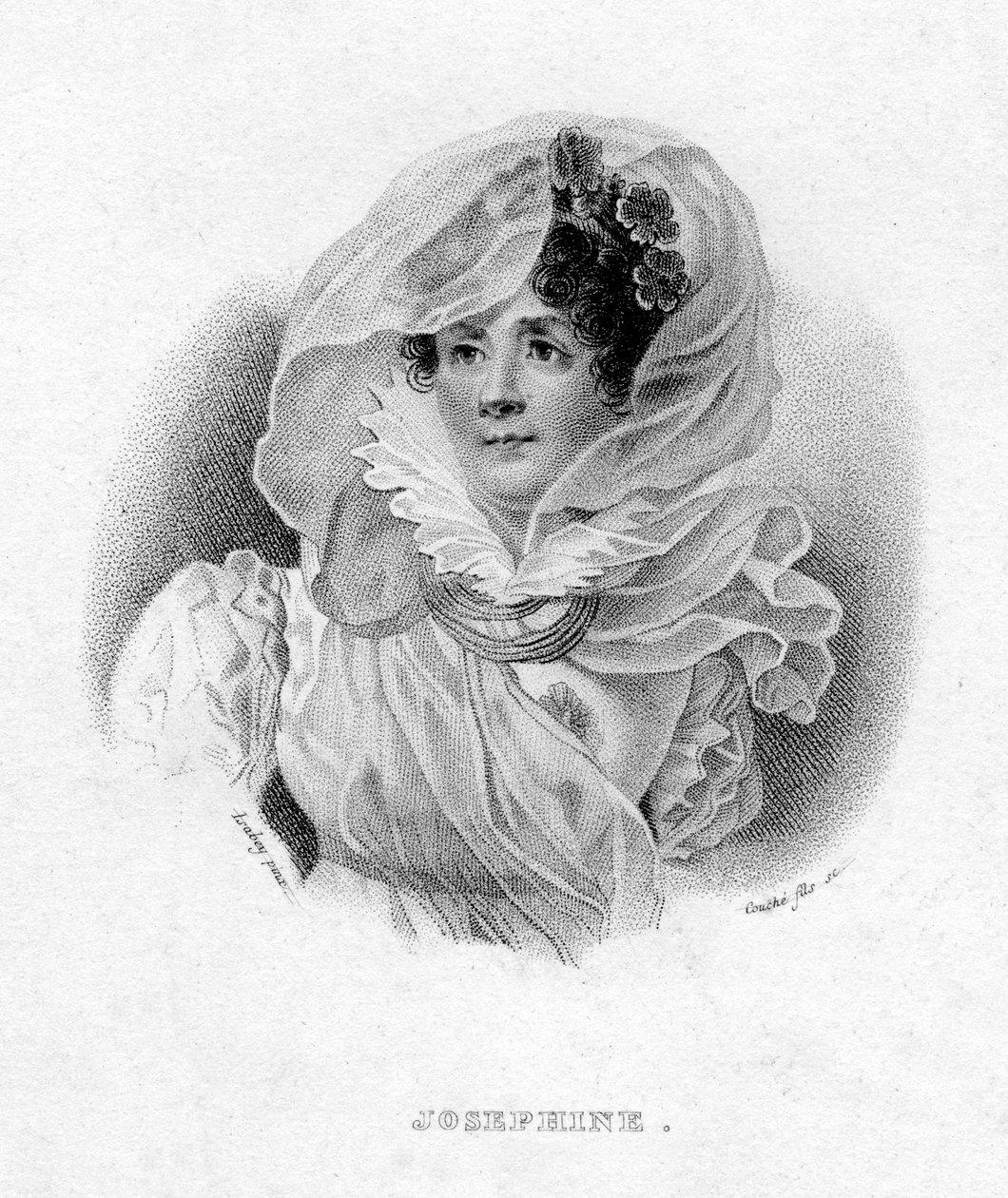 Joséphine de Beauharnais, prima moglie di Napoleone Bonaparte e imperatrice di Francia da François Louis Couché