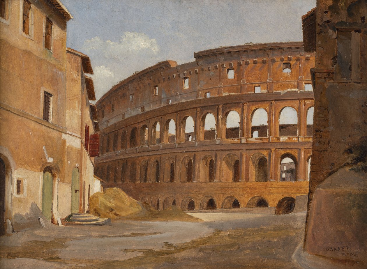 Francese: Vue du Colisée da Francois Marius Granet