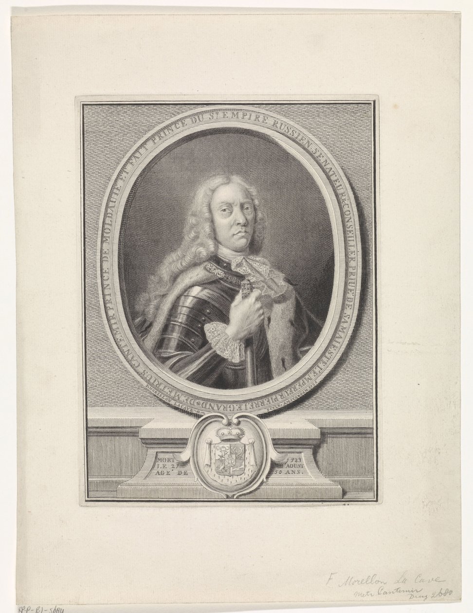 Dimitrie Cantemir 1673-1723, 1735 da François Morellon de La Cave