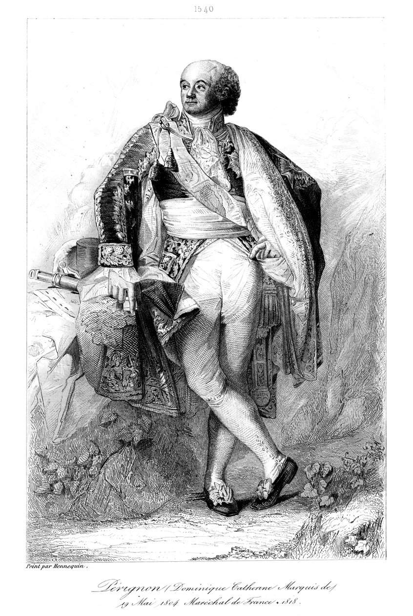 Dominique Catherine Perignon 1754-1818, Marchese di Granada e Maresciallo di Francia, 1839 da François Pigeot