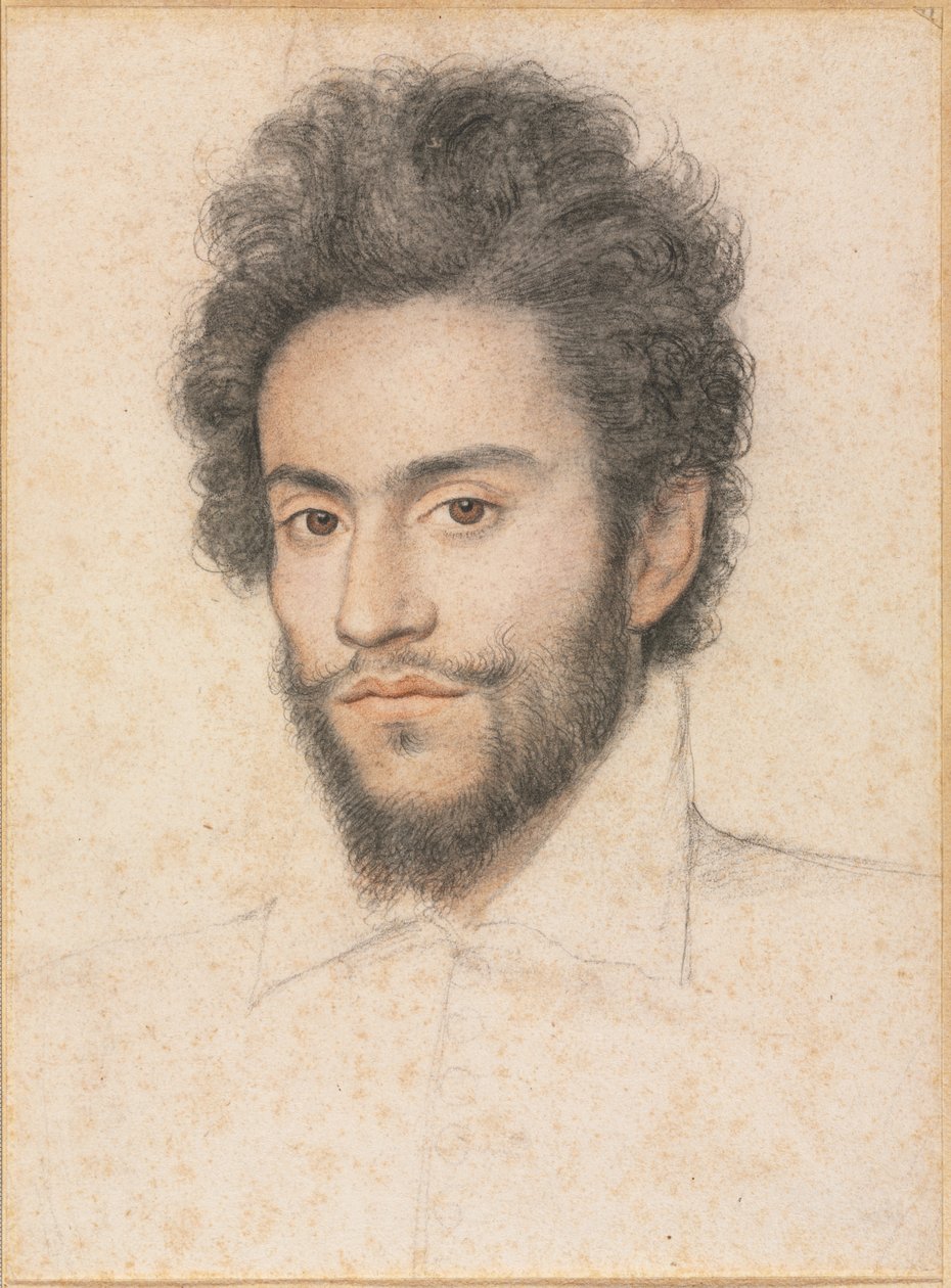 Giovane uomo con barba, XVII secolo da François Quesnel