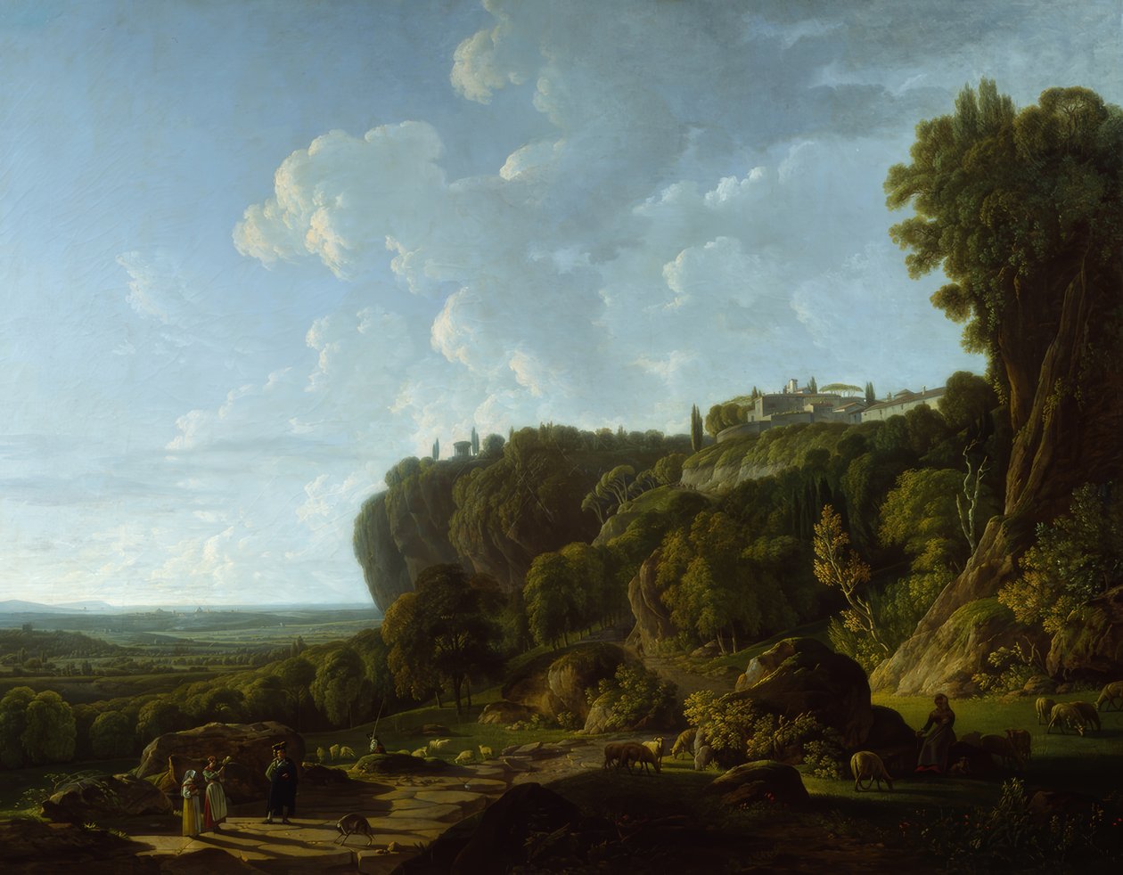 La Campagna romana (vista da Tivoli) da François Sablet