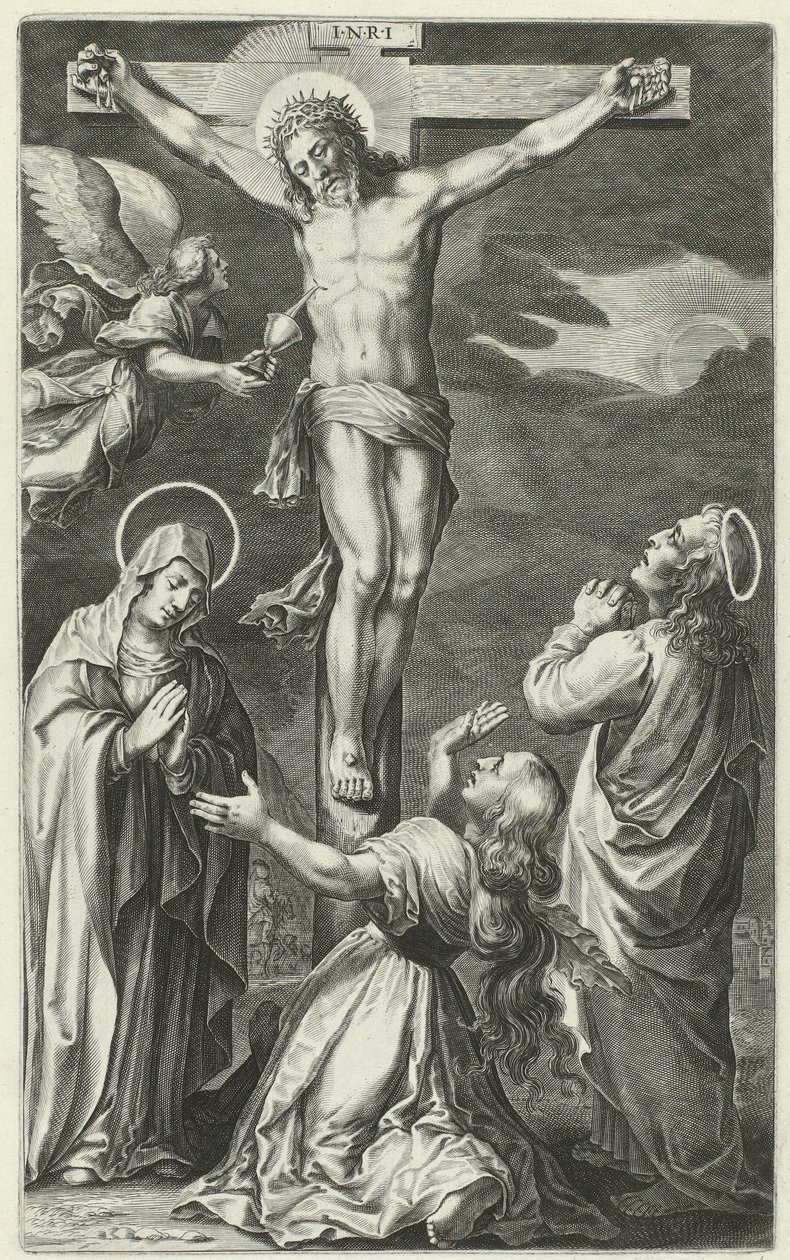 Cristo sulla croce (serie Vita di Cristo) da François Stuerhelt (possibly)