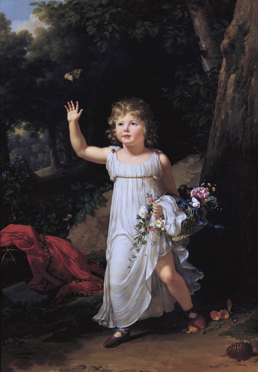 Francese: Ritratto del giovane Edgar Clarke Ritratto del giovane Edgar Clarke da Francois Xavier Fabre