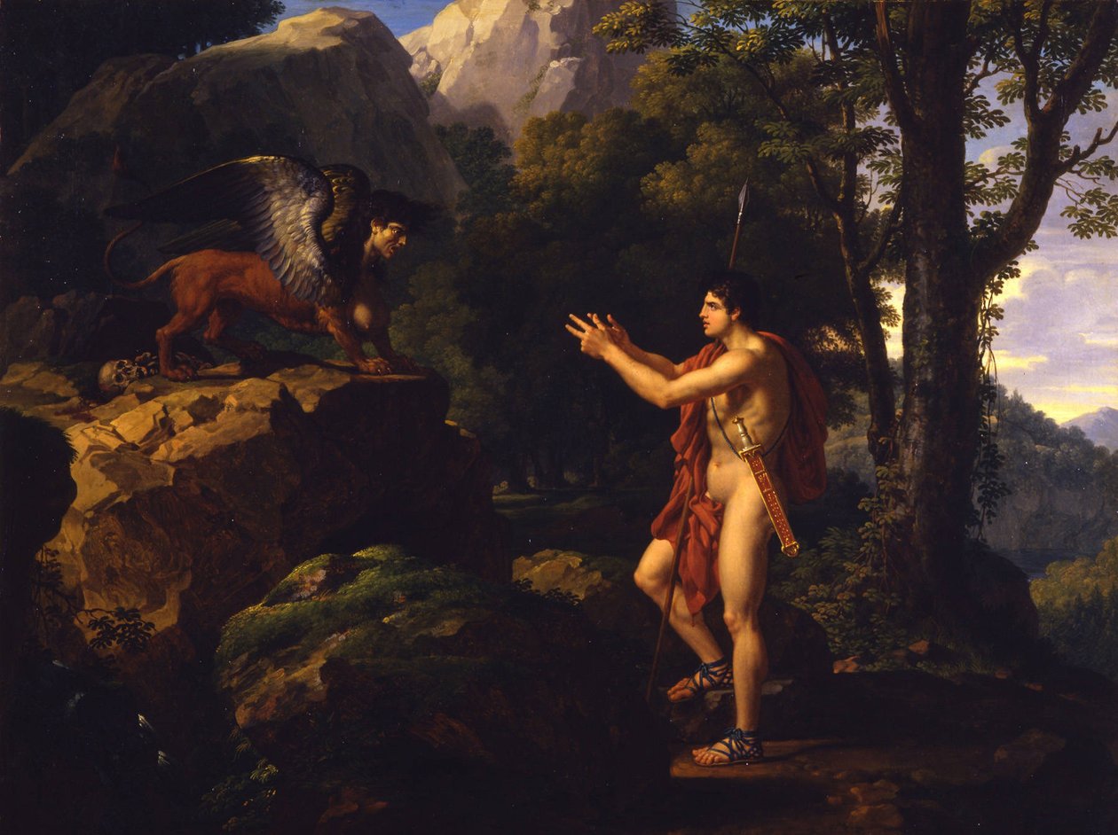 Edipo e la Sfinge da Francois Xavier Fabre