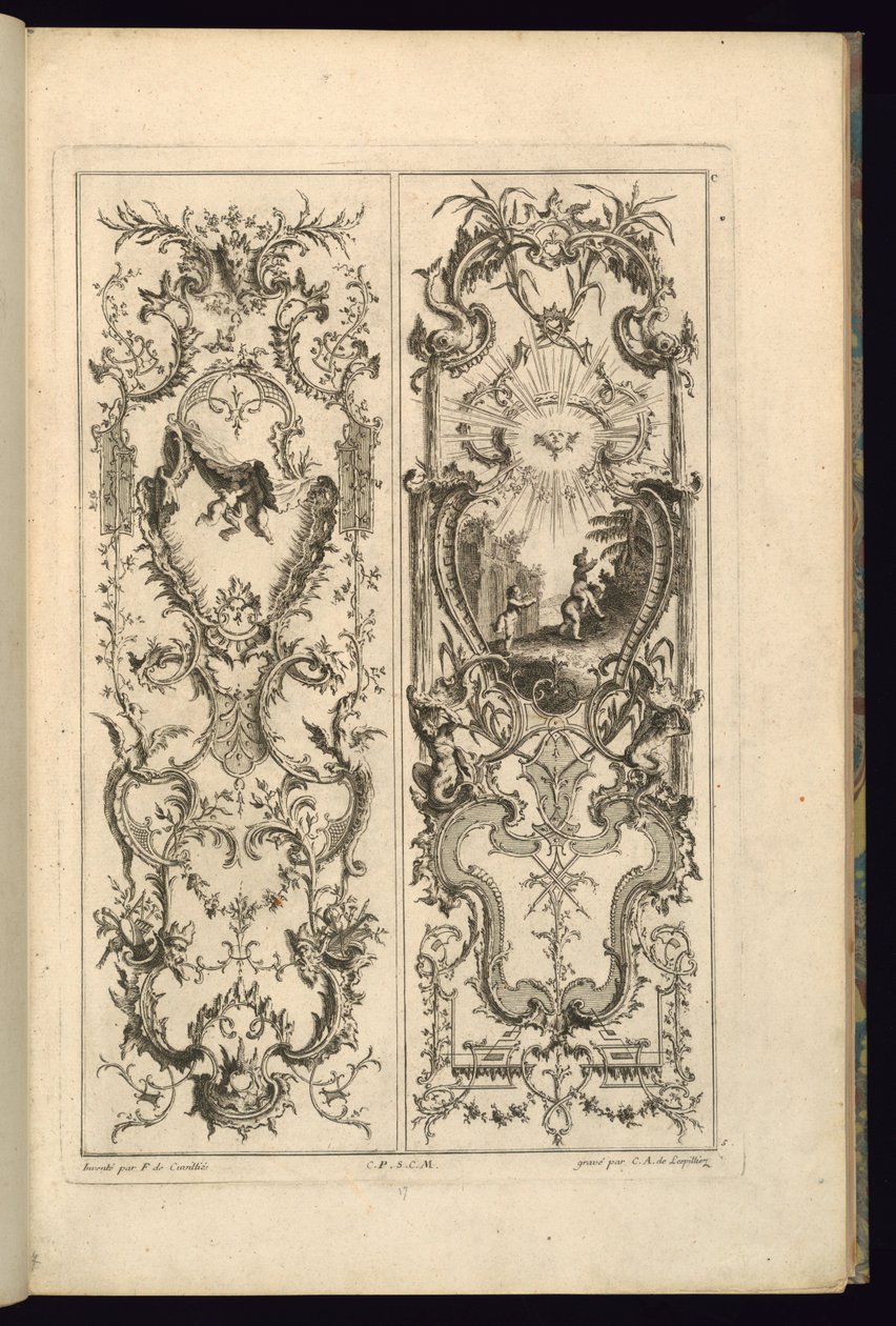 Progetto per Due Pannelli da François de Cuvilliés the Elder