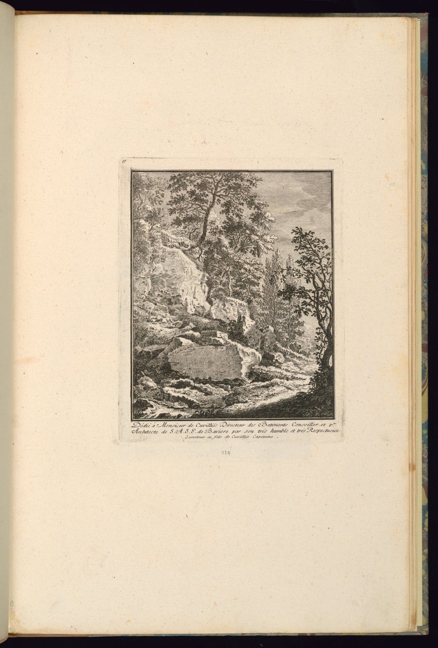 Design per un Paesaggio con Rocce da François de Cuvilliés the younger