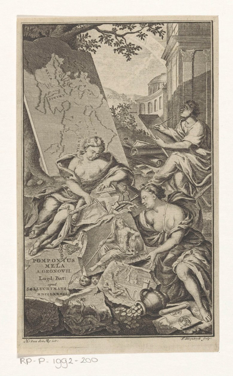Allegoria della geometria da François van Bleyswijck