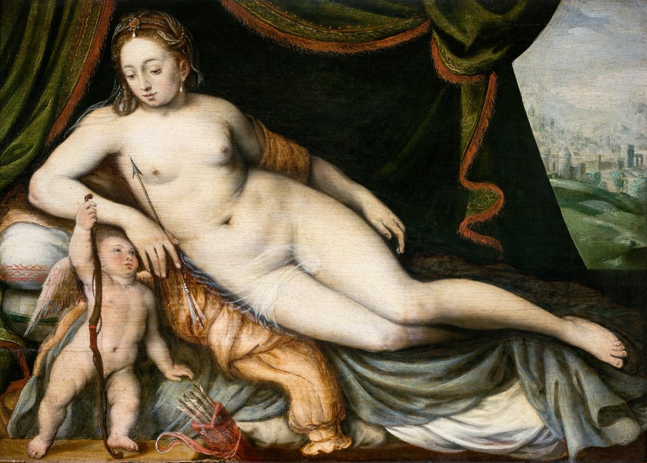 Venere e Cupido da Frans Floris