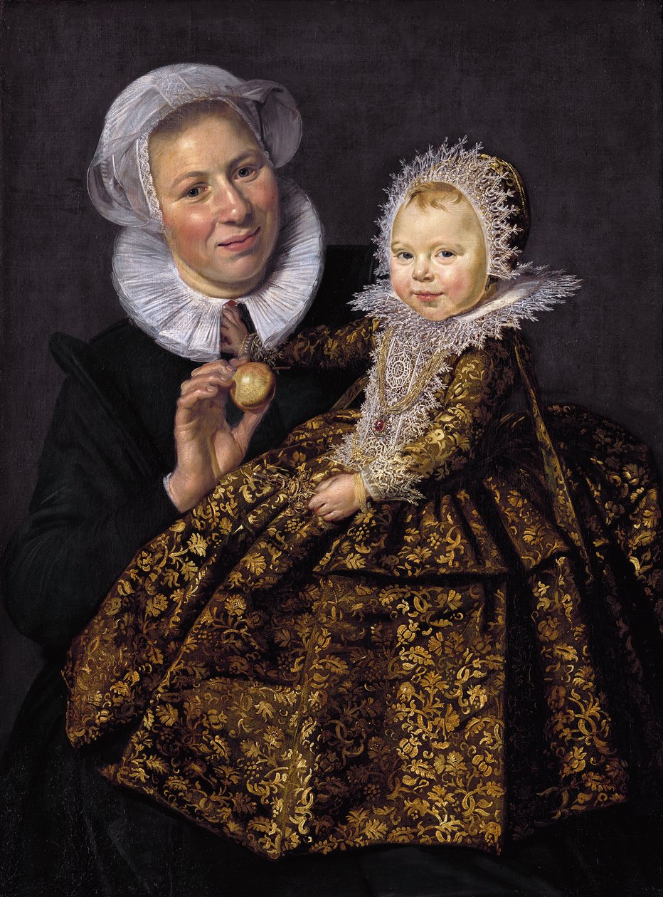 La balia con il bambino da Frans Hals