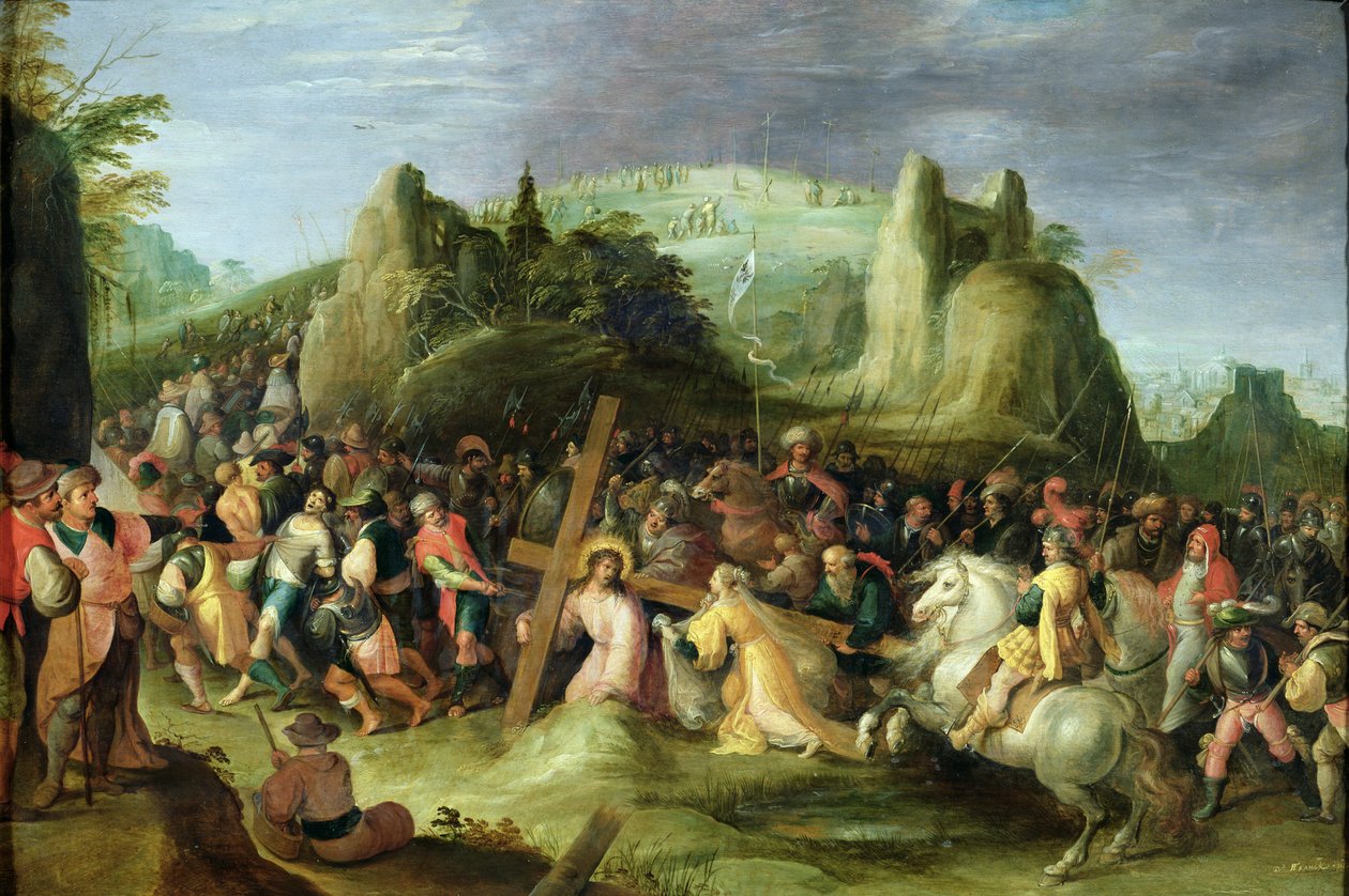 Cristo sulla via del Calvario da Frans II Francken the Younger