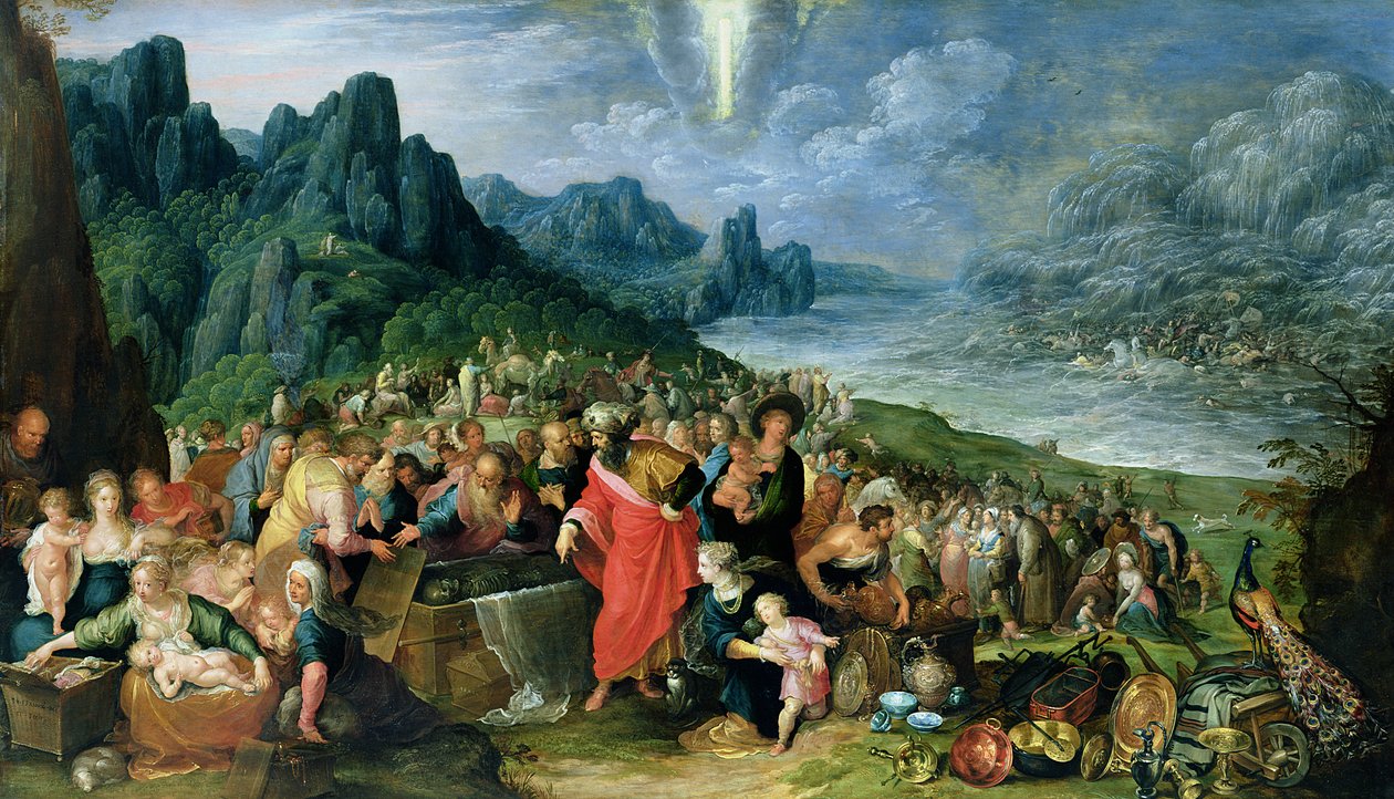 Gli Israeliti sulla riva del Mar Rosso, 1621 da Frans II Francken the Younger