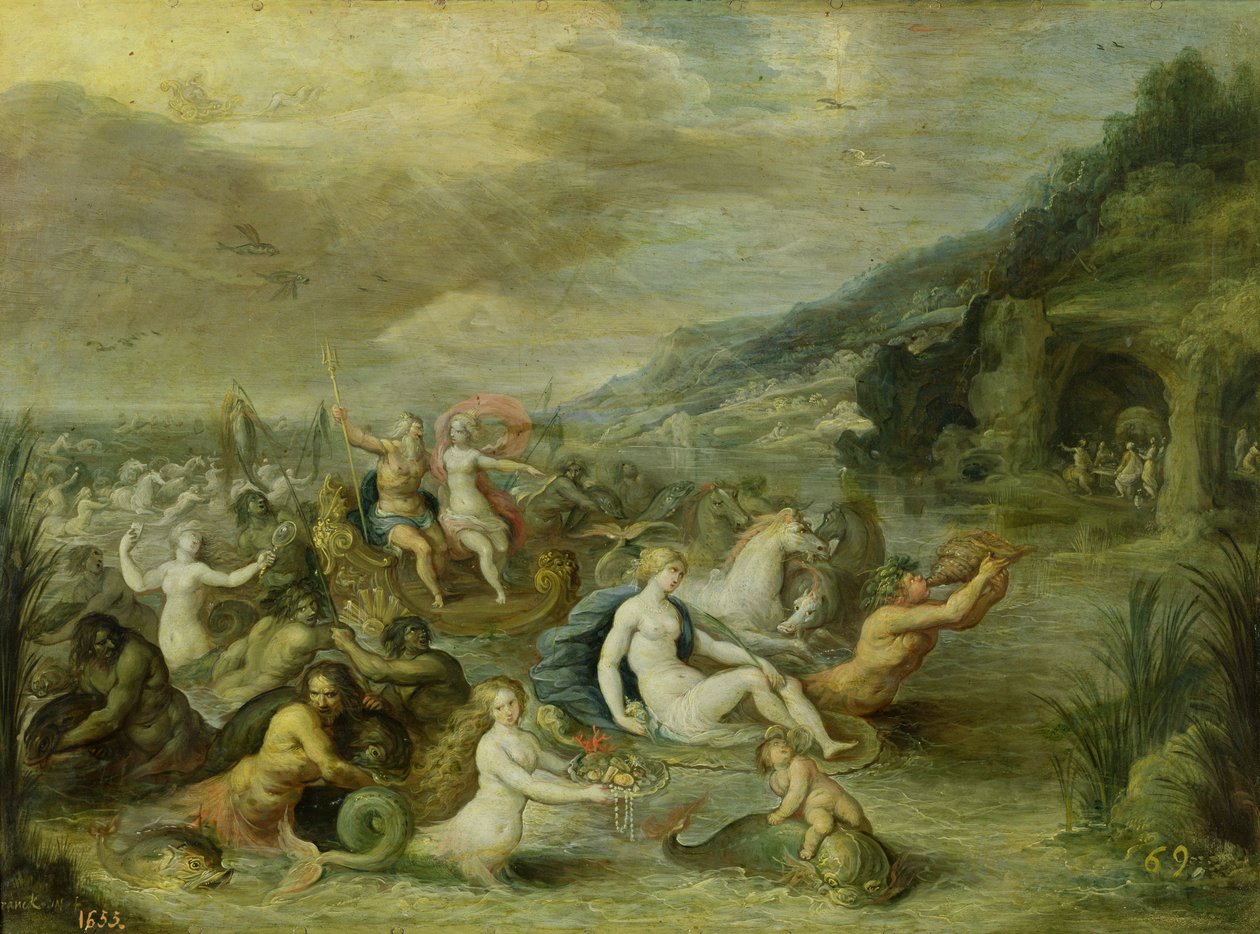 Il trionfo di Anfitrite da Frans II Francken the Younger