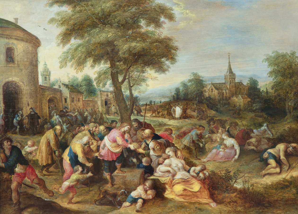 Le opere di misericordia da Frans II Francken the Younger
