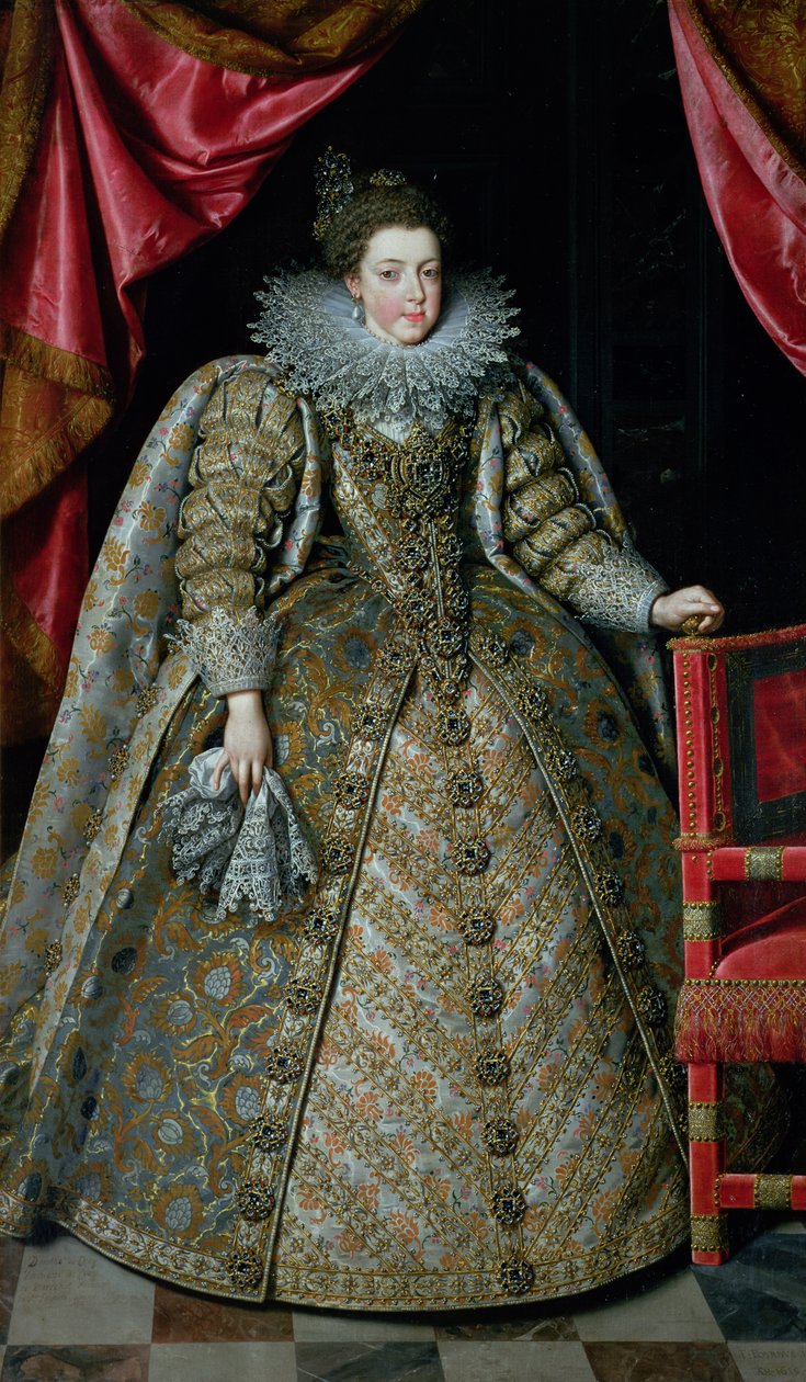 Ritratto di Elisabetta di Francia (1602-44) 1615 da Frans Pourbus the Younger