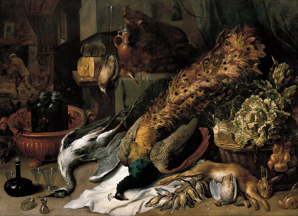 Natura morta con una glacette da Frans Snyders or Snijders