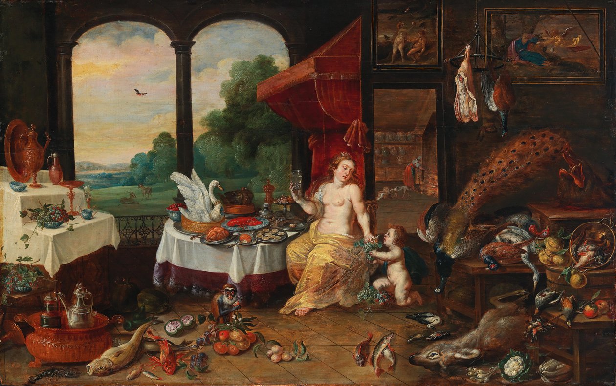 Allegoria del gusto da Frans Wouters
