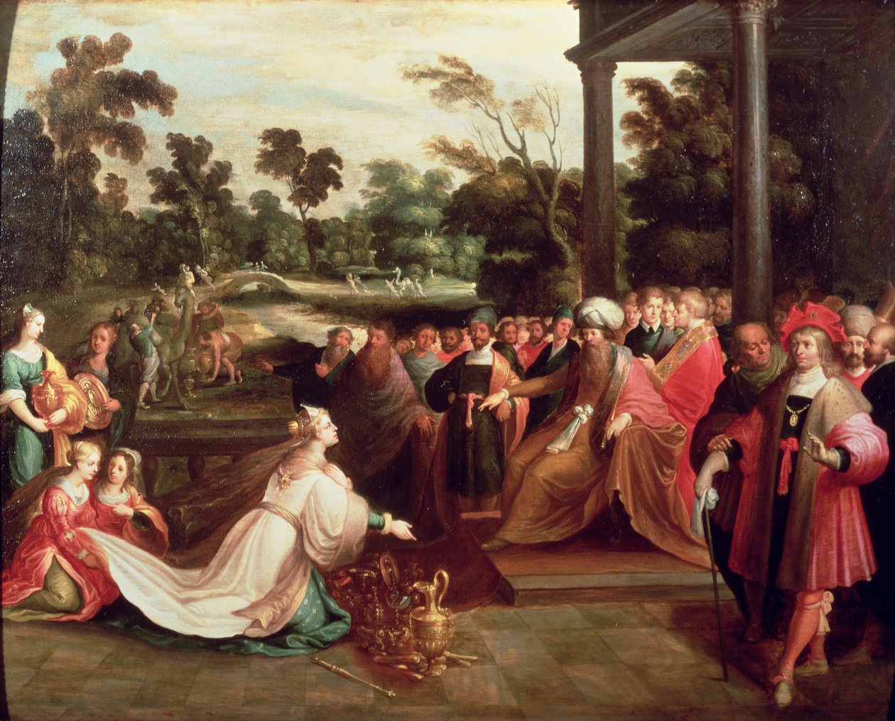 Re Salomone e la Regina di Saba da Frans the Elder Francken