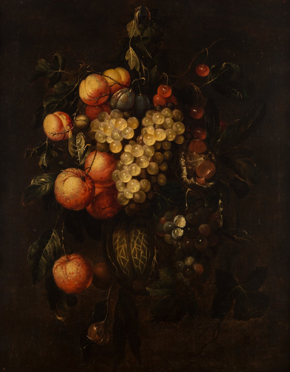 Una sontuosa collezione di frutta da Frans van Everbroeck