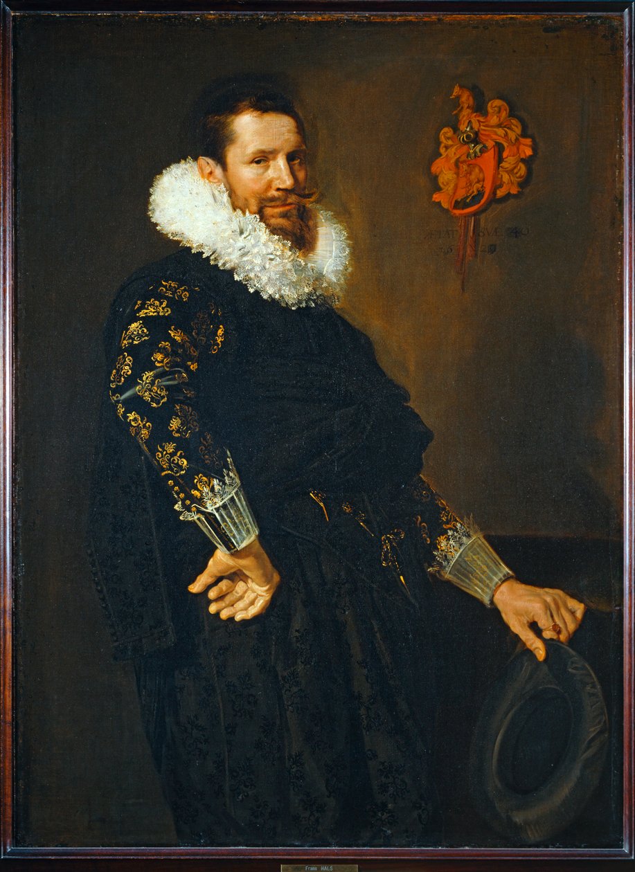 Paulus van Beresteyn, homme de loi à Haarlem. 1619 - Paulus van Beresteyn, avvocato ad Harlem. 1619 ... da Frans (School of) Hals