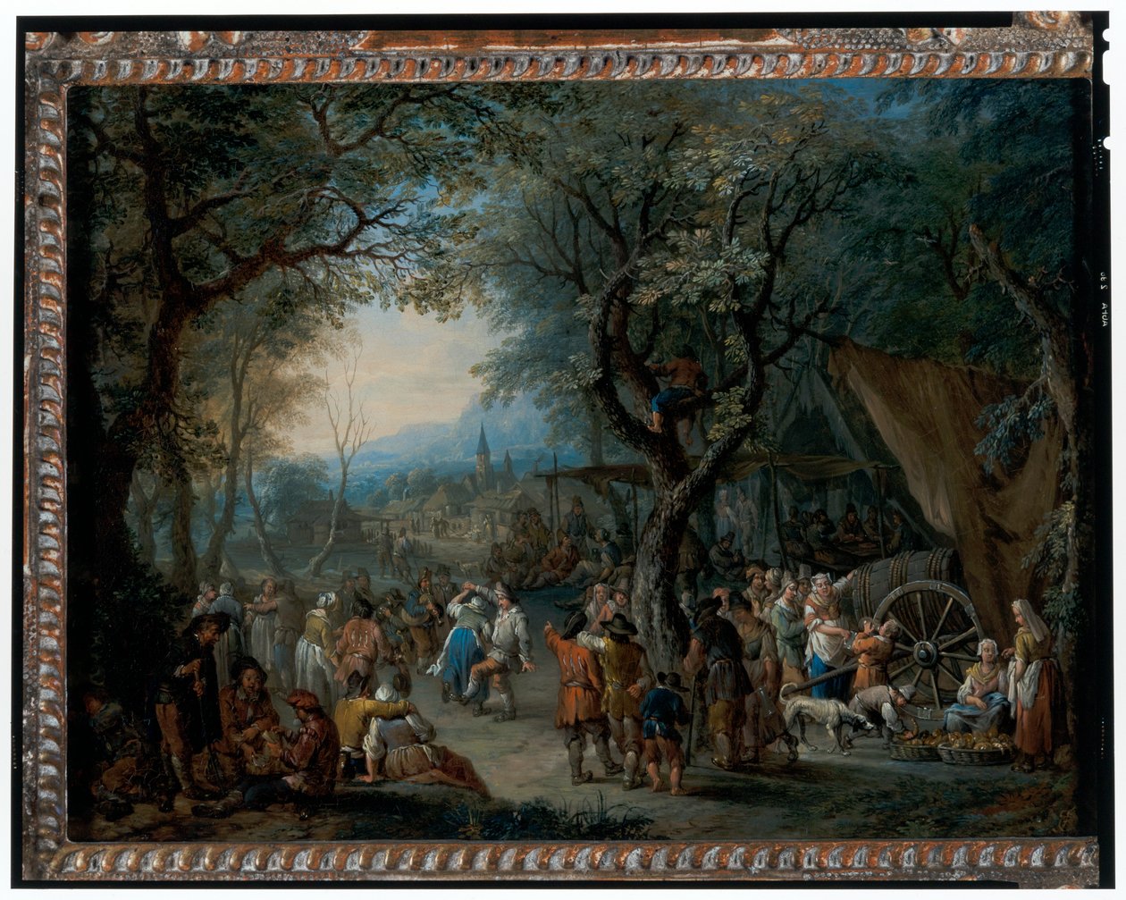 Fiera del villaggio da Frans Christoph Janneck